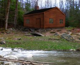 Cabin by the river Picture